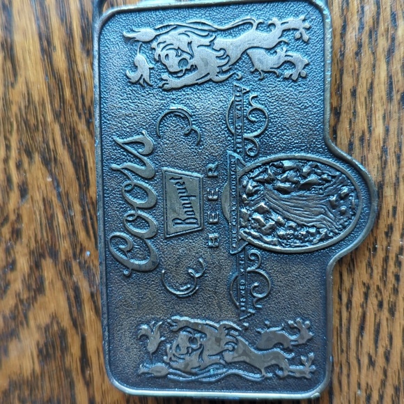 Coors Banquet Beer Belt Buckle / Adolph Coors Co. / Golden Colorado USA - Picture 2 of 4